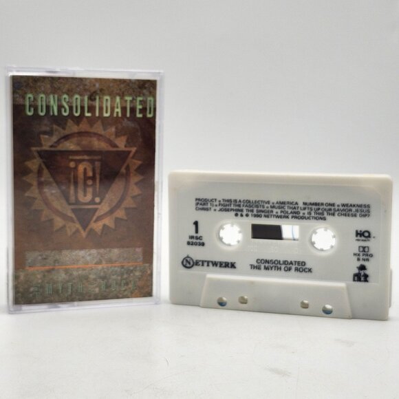 Consolidated The Myth Of Rock Cassette 1990 IRS Records IRSC 82039 - Picture 1 of 3